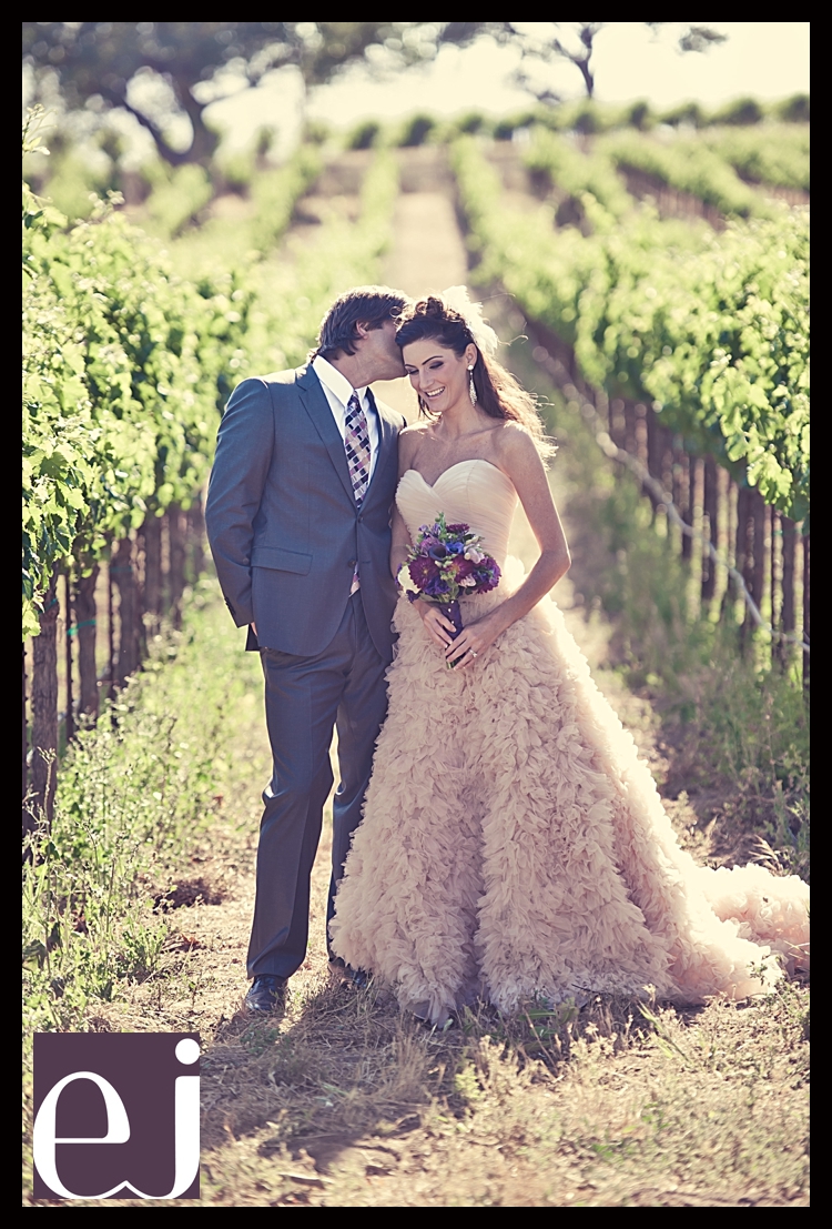 Sunstone Winery Bride and Groom photos